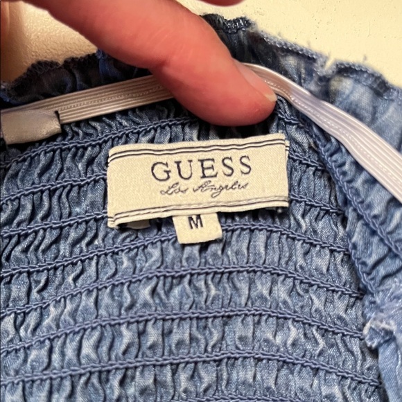 Guess Blue Camisole with Button Detail - Picture 2 of 5